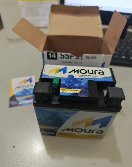 Bateria Moura Titan Fan Biz Bros Fazer 125 150 160 Flex Xre