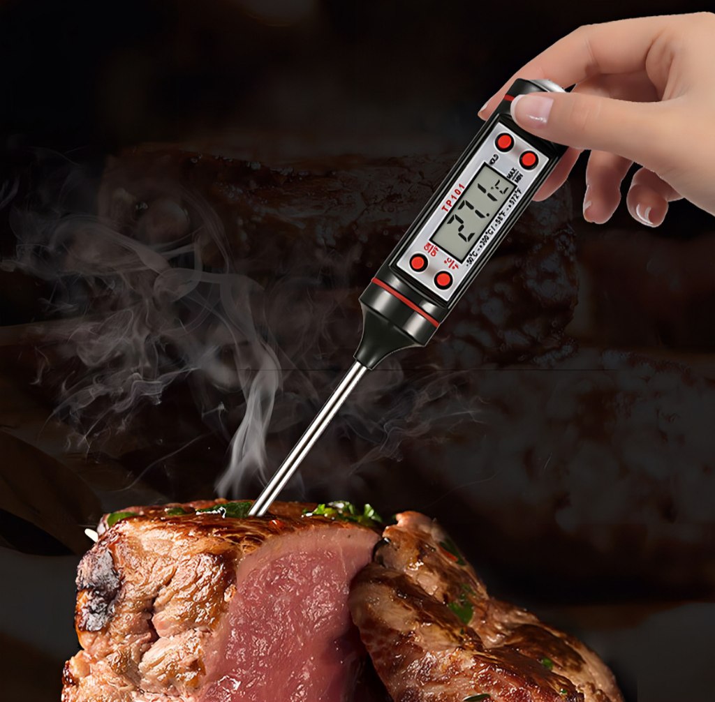 Termômetro Culinário Digital Espeto Alimentos Hauskraft