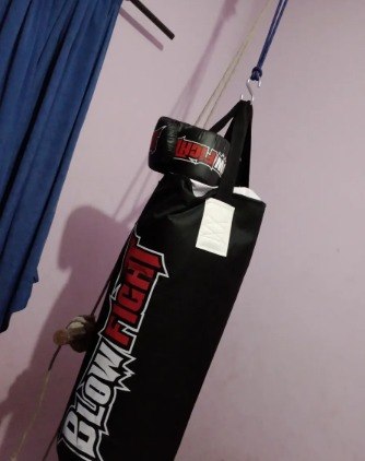 Saco De Box 90 Cm Profissional + Luva Bate Saco