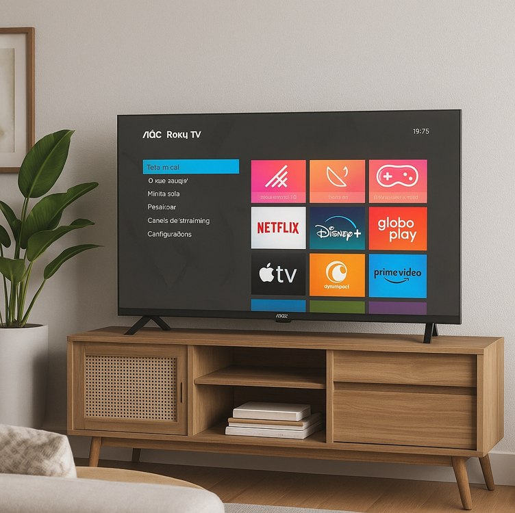 Smart Tv Aoc 40  40s5045/78g Roku Tv Dled Full Hd