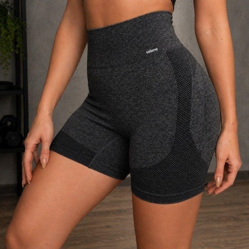 Short Selene Push Up Sem Transparência Levanta Bumbum Treino