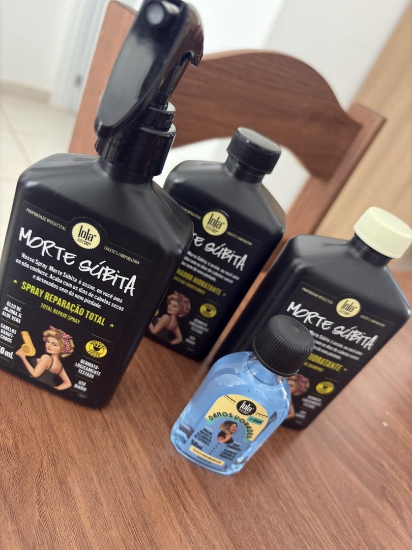 Kit Morte Súbita (Shampoo + Condicionador + Spray Reparaçao) - Lola From Rio