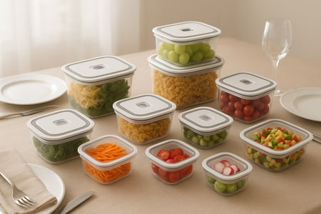 Conjunto 10 Potes Herméticos Com Tampa Easy-open Electrolux