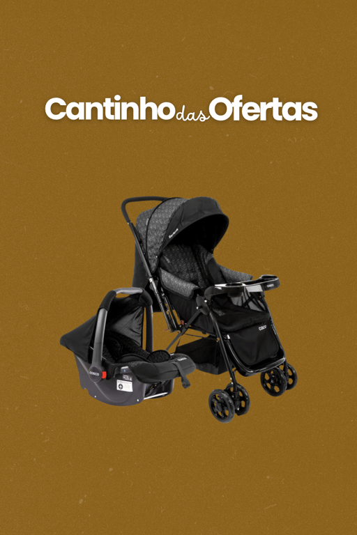 Kit Carrinho e bebê conforto 