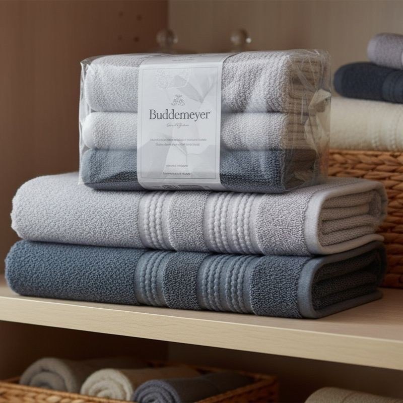 Jogo De Toalhas Buddemeyer Bella Extra Soft Banho 4 Grafite/cinza Lisa