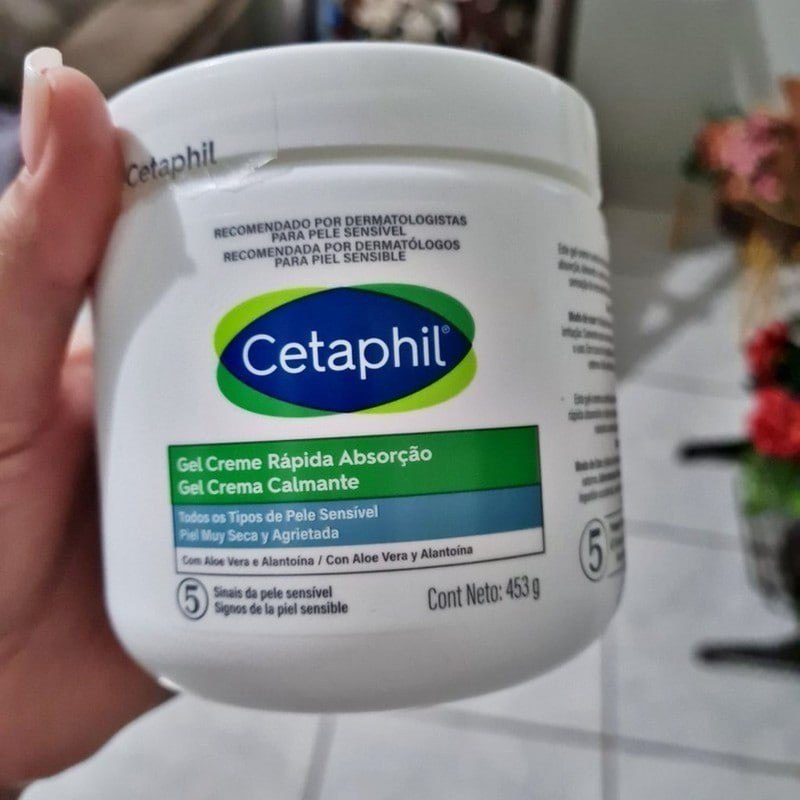 Gel Creme Hidratante Corporal Para Pele Sensível Cetaphil 453g - Hidratação 48h Com Aloe V...