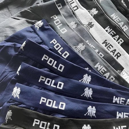 Kit 10 Cuecas Boxer Polo Wear Masculina Sem Costura