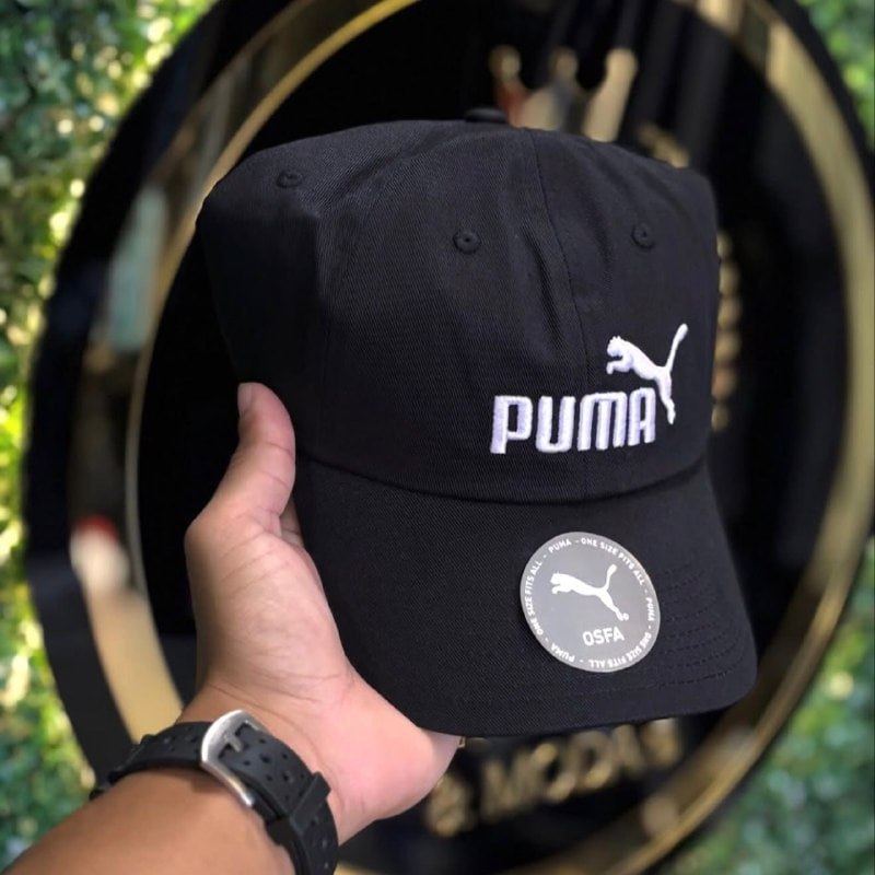 Boné Ess No.1 Logo Baseball Puma Preto Único Liso