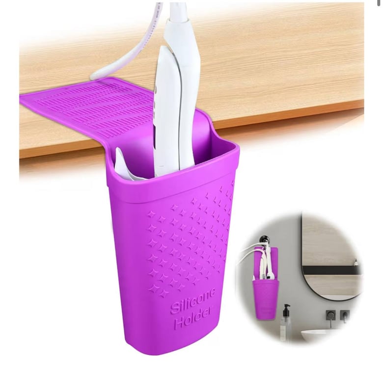 SUPORTE EM SILICONE FERRAMENTAS DE CABELO QUENTE