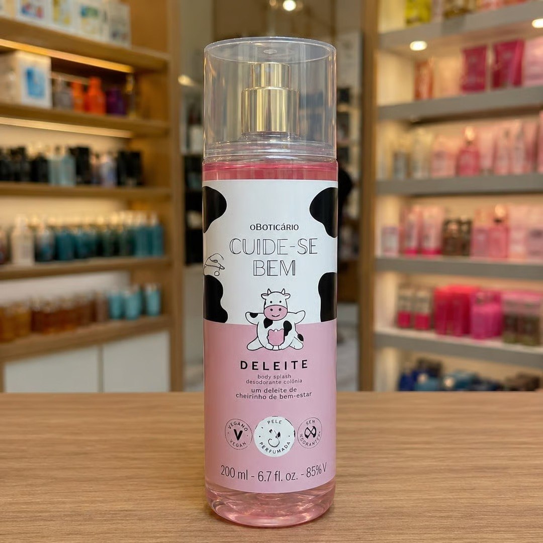 Body Splash Cuide-se Bem Deleite Boticário 200ml Vegano Suave