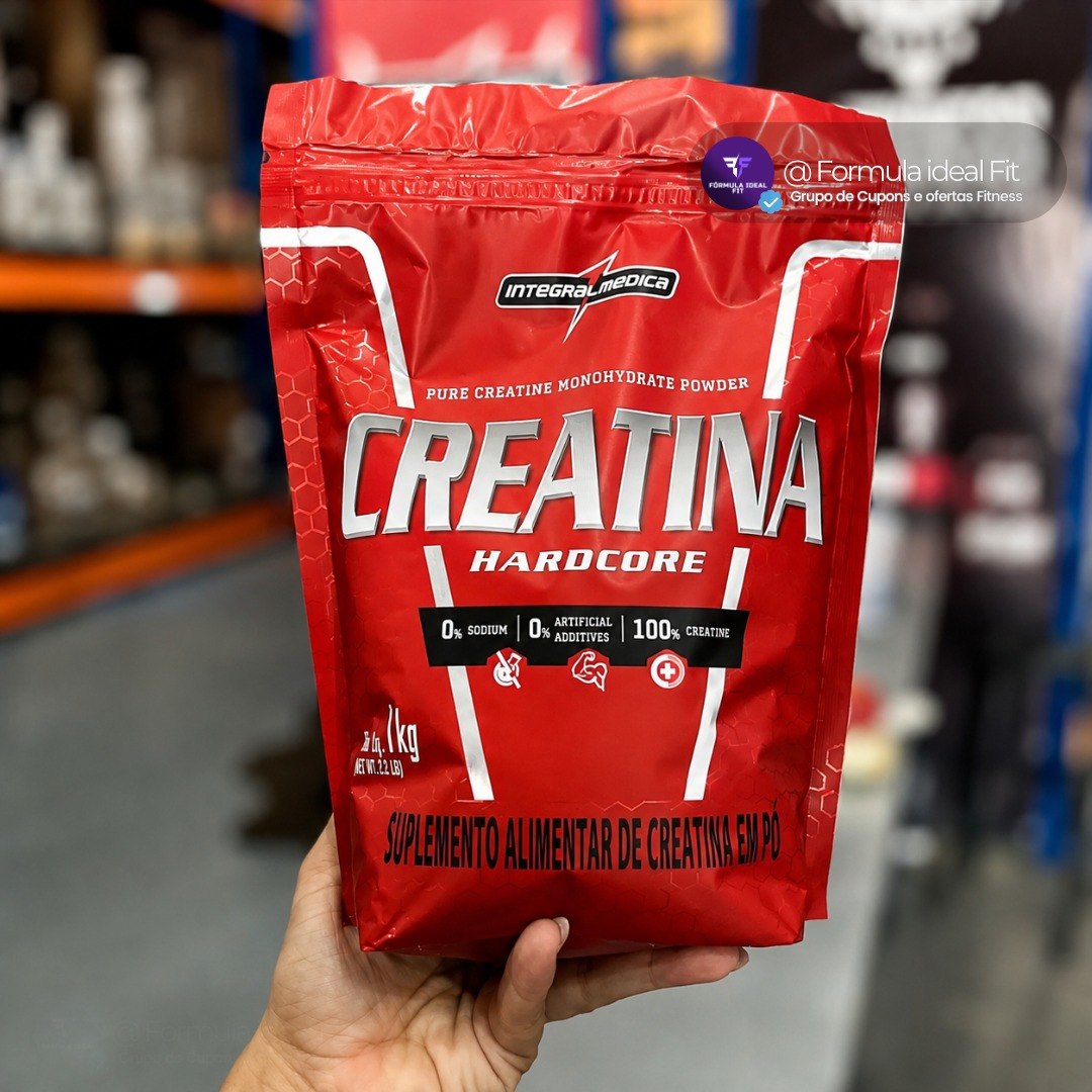 Creatina Hardcore Monohidratada 500g Integralmédica