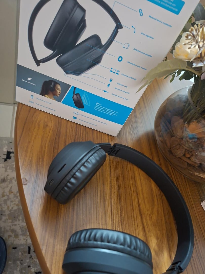 I2GO, Headphone Bass 300, Bluetooth, Microfone Integrado, Controle Multimídia