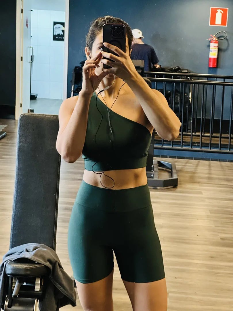 Conjunto Academia Short Fitness E Top Feminino Fitness
