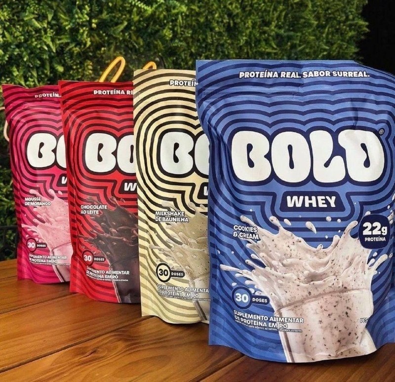 WHEY PROTEIN 3W - BOLD WHEY (900g) - Sabor: Cookies & Cream