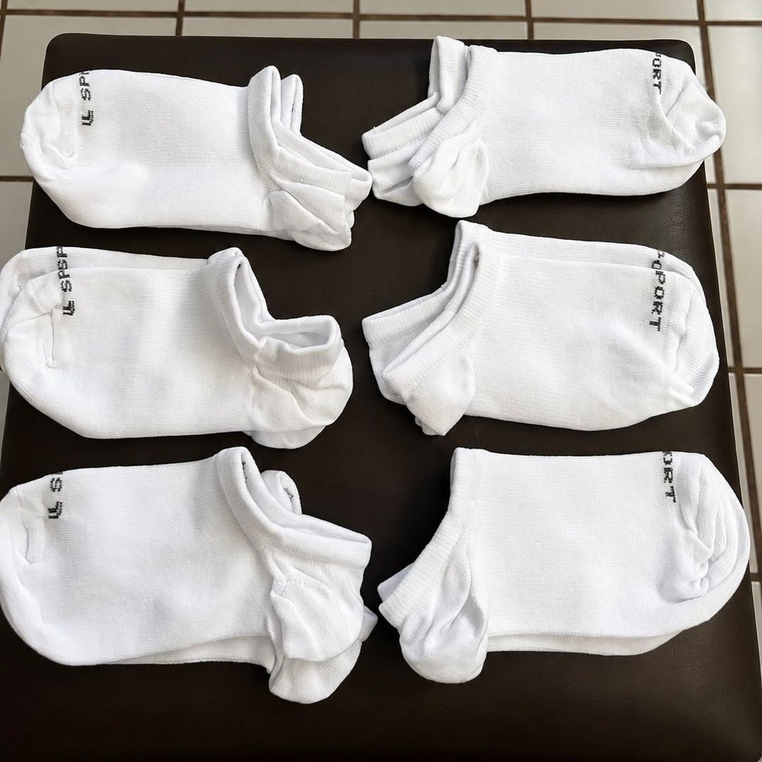 Kit 6 Pares Meias Soquete Invisível Lupo