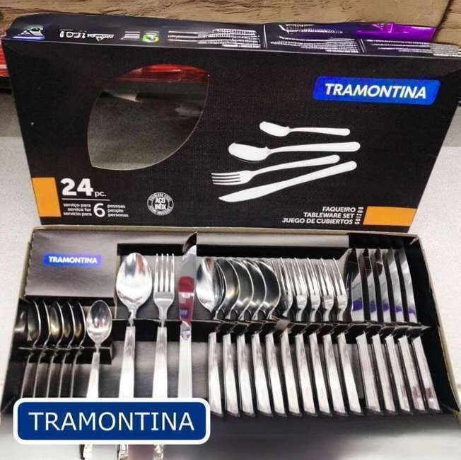 Faqueiro Tramontina Búzios Em Aço Inox - 24 Peças