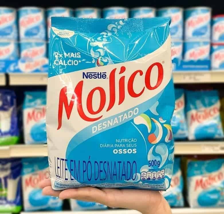Molico Leite Em Pó Desnatado Total Cálcio 500G