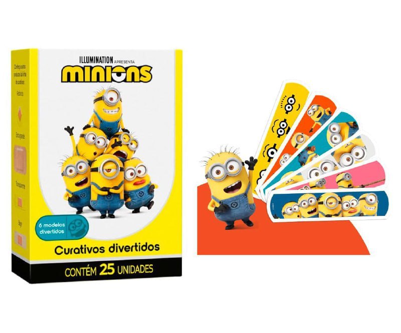 Curativo Minions 25 Unidades, Cremer
