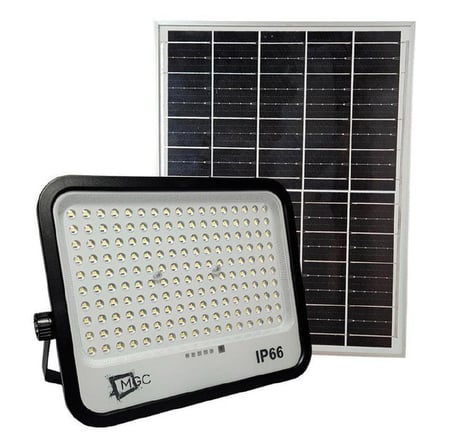 Refletor Luminária Solar 1000w Led Linha Sor Pro Holofote Carcaça Preto Luz Branco-frio - ...