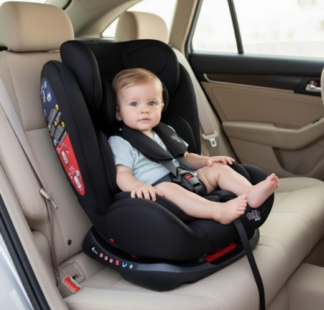 Cadeira de Carro Infantil Elite 4 em 1 Maxi Baby Cinto 5 Pontos 4 Posições 0 a 36Kg - Cinz...