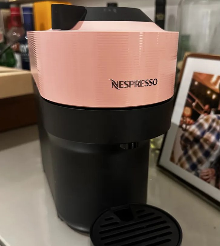Cafeteira Nespresso Vertuo Pop Tecnologia Centrifusion Rosa Candy - 110v/20v