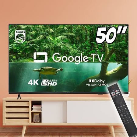 Smart Tv Philips 50 4k 50pug7019 Google Tv Comando De Voz