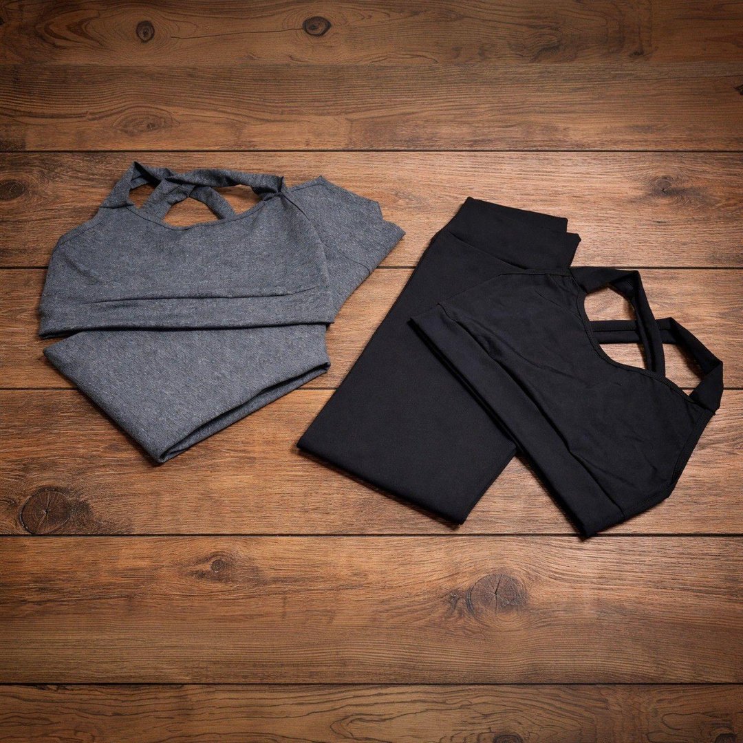 Kit 2 Conjuntos Calça Legging E Top