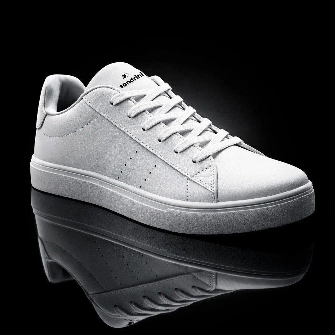 Tênis Sapatenis Masculino Sandrini Evoke Lite Branco Couro