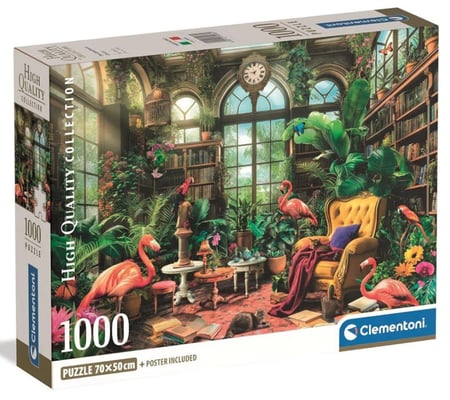 Clementoni - 1000 peças - The Greenhouse Library