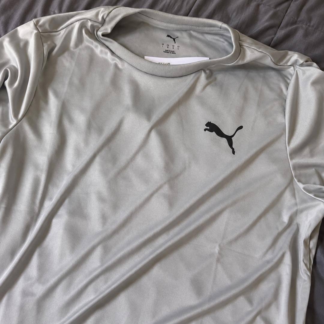 Camiseta Ess Small Puma Logo Poly Tee Masculina