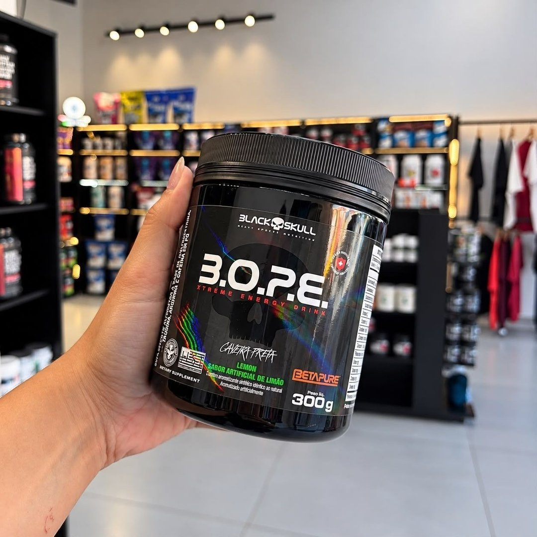 Pré Treino B.O.P.E 300g Black Skull
