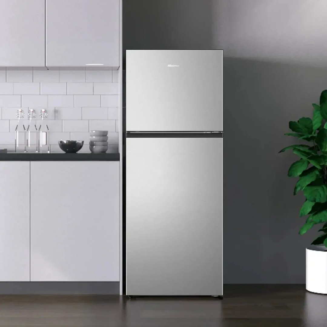 Geladeira Hisense Duplex Inox 381L Inverter Frost Free RT3N375
