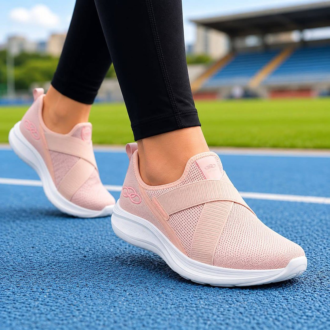 Tênis Casual Feminino Easy 2 Olympikus Rosa Lisa 37 Br
