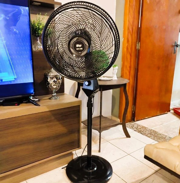 Ventilador Coluna 50cm Wap Flow Turbo 180w 8 Pás Silencioso 3 velocidades - 110v/220v