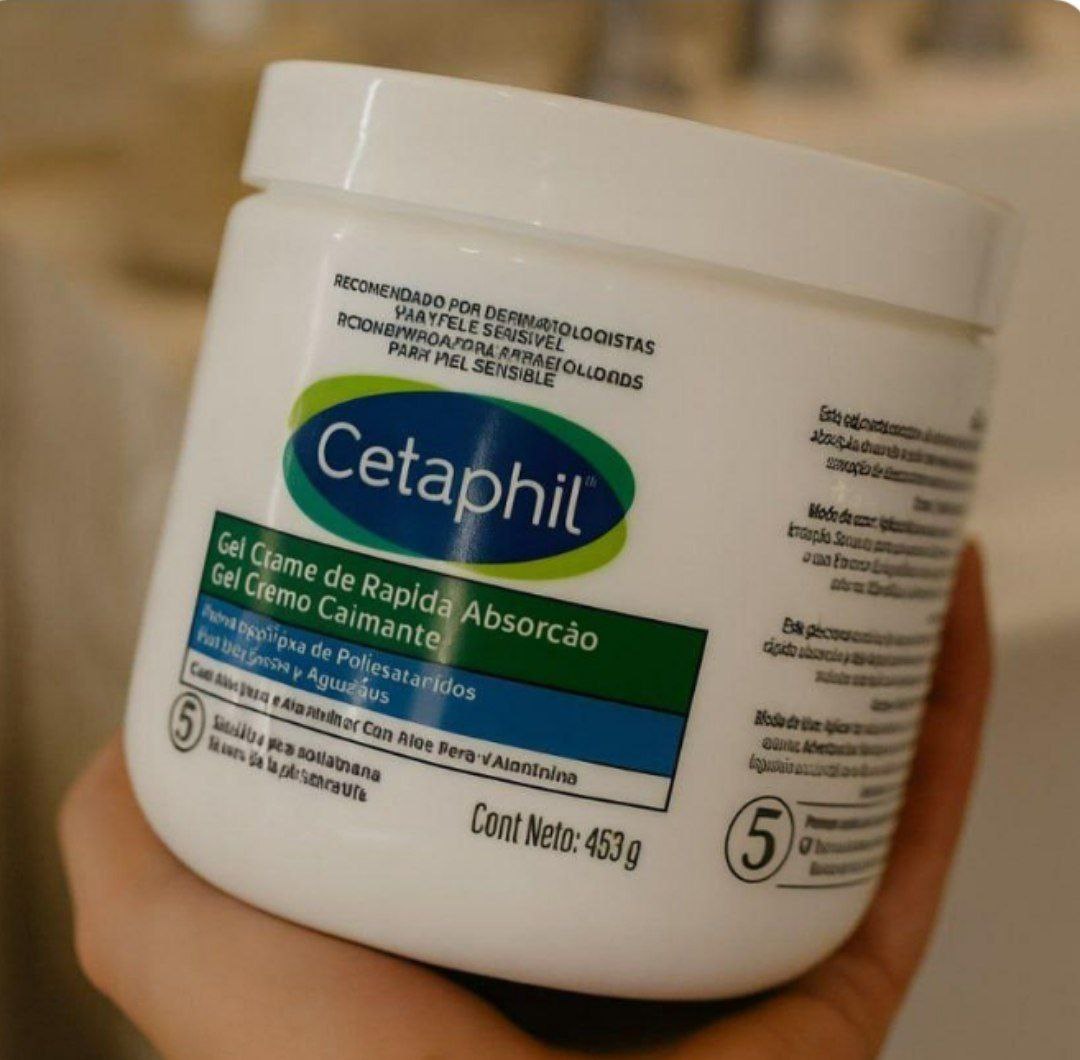 Gel Creme Hidratante Corporal Para Pele Sensível Cetaphil 453g - Hidratação 48h Com Aloe V...