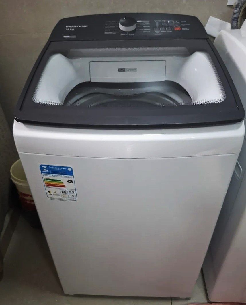 Máquina De Lavar Bwf14ab 14kg Smart Sensor Ciclo Brastemp - Branco