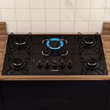 Cooktop Itatiaia Essencial 5 Bocas Preto 127/220v