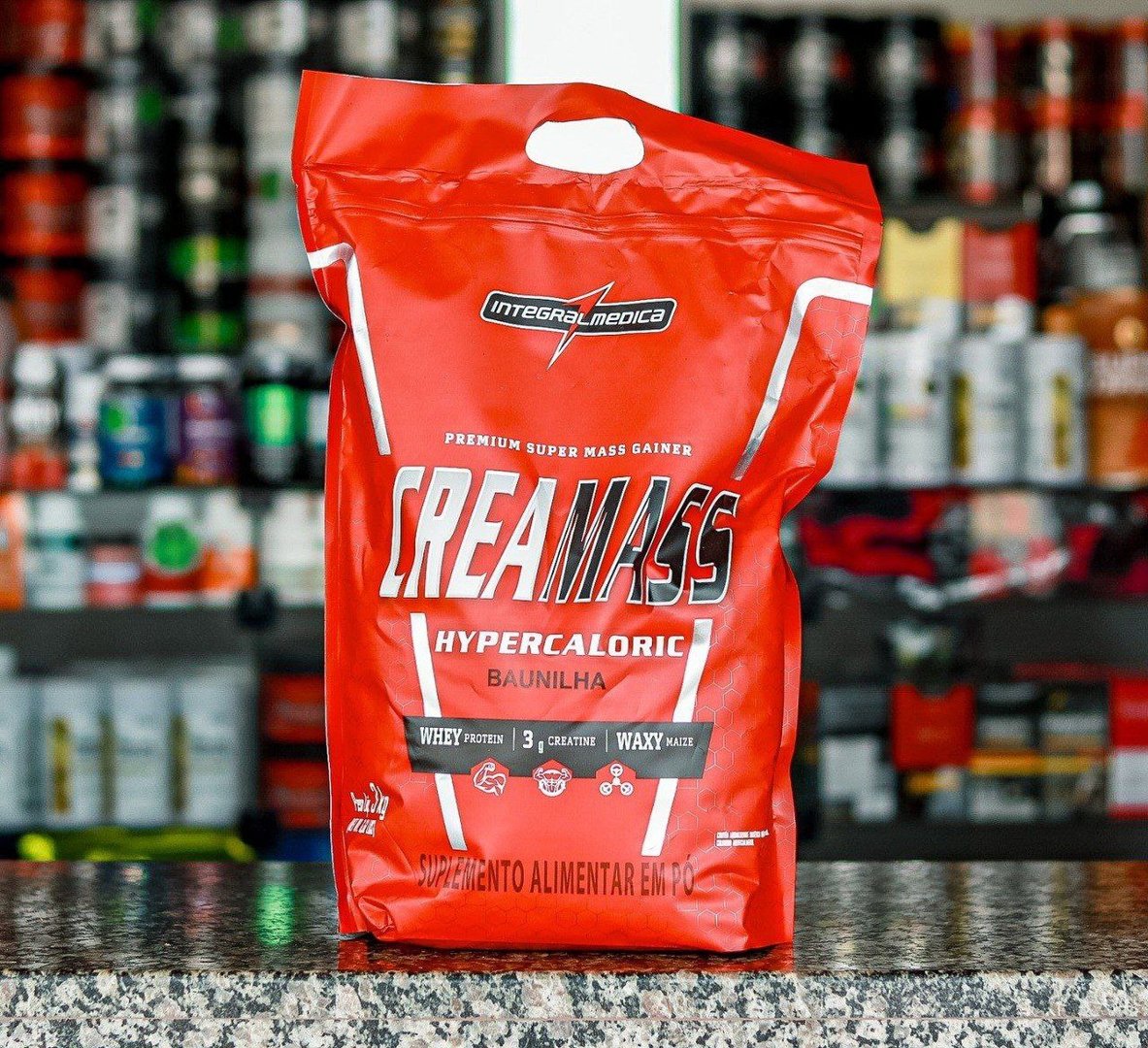 Creamass Hipercalórico Pouch Baunilha 3kg Integralmédica