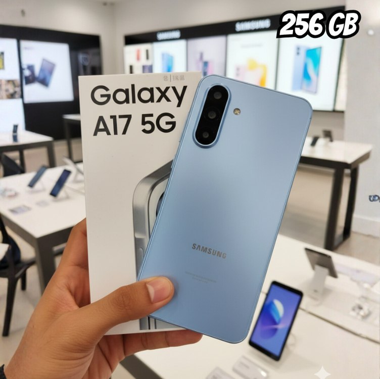 Celular Samsung Galaxy A17 Com Ia, 256gb, 8gb Ram, Câm De 50mp, Tela De 6.7 , Nfc, Ip54 - ...