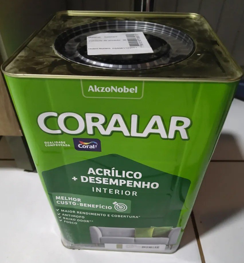 Tinta Coralar Anti Mofo Acrilica Coral Escolha Sua Cor!!