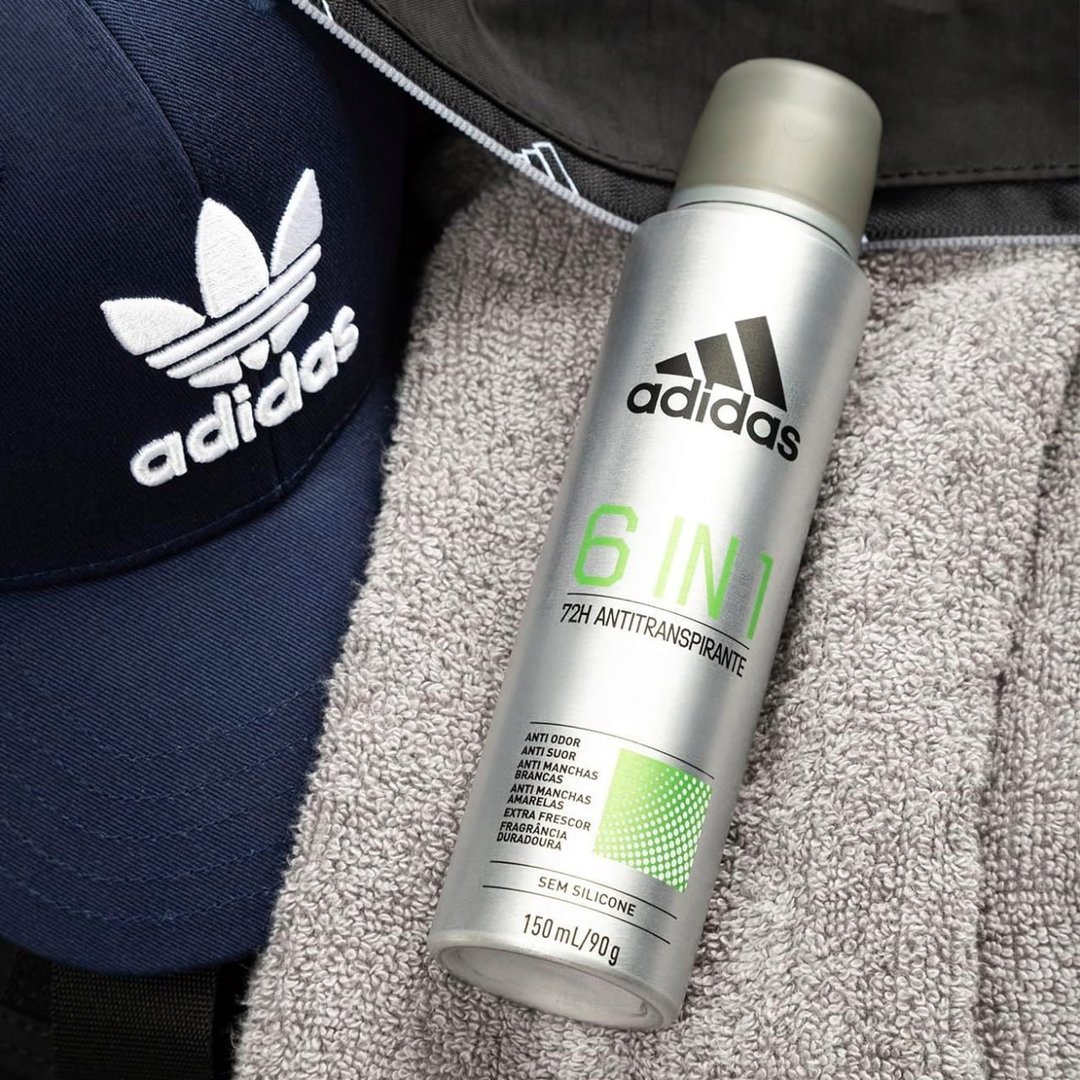 Coty - Desodorante Aero Ant Adidas 150Ml Masc 6 In 1