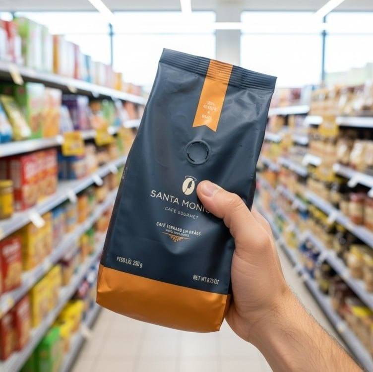 Café Santa Mônica Gourmet em Grãos 250 g