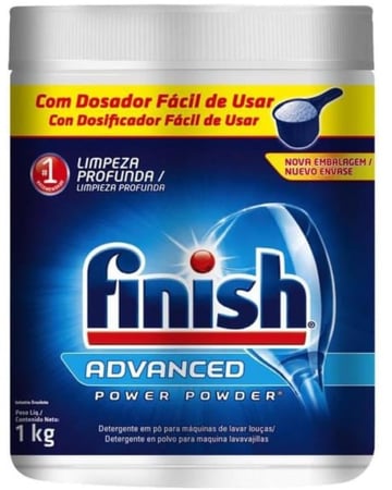 Finish Advanced Detergente Em Pó Para Lava Louças 1Kg