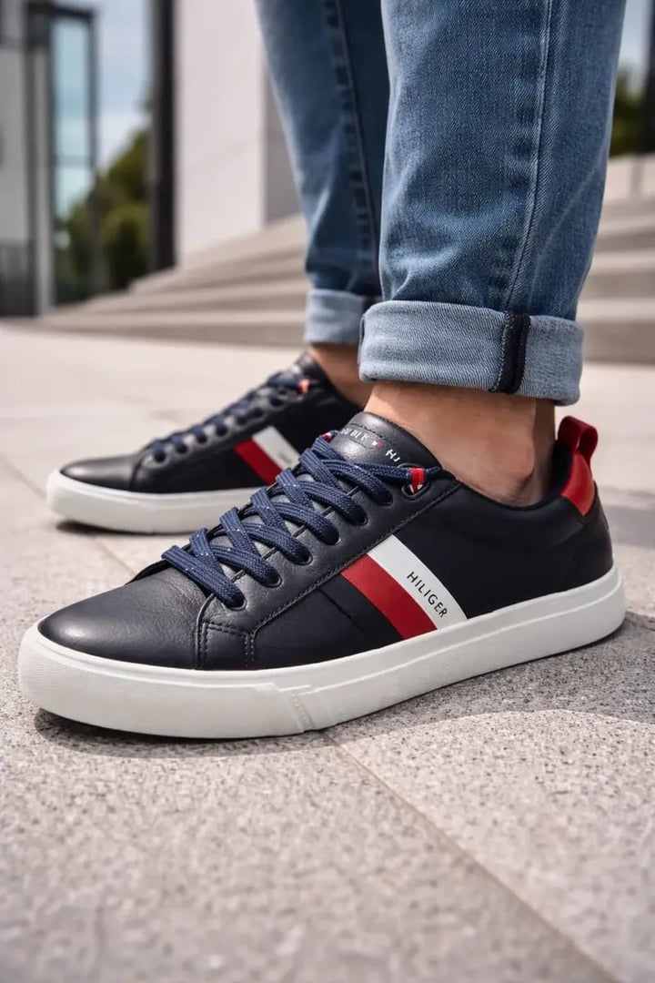 Tênis Tommy Dino Casual - Disponível em Branco e Cinza