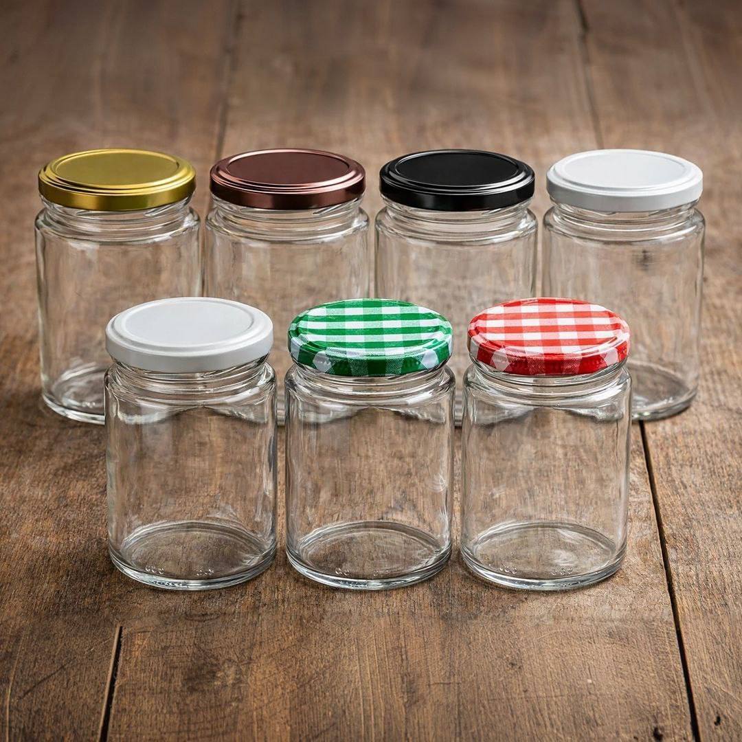 Kit Jogo Potes Vidro Nadir Figueiredo Conserva Hermético 600ml Com Tampa Dourado