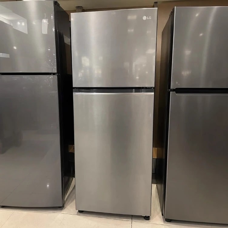 Geladeira LG Duplex 395L Frost Free Inox Gaveta Fresh Zone Multi Air Flow Compressor Smart Inverter 2 Portas