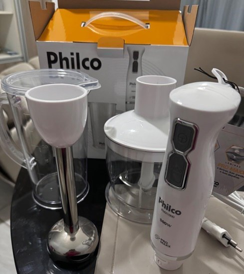 Mixer Philco PMX1000 4 Lâminas Pro Maxx 2 e 1 500W - 220v