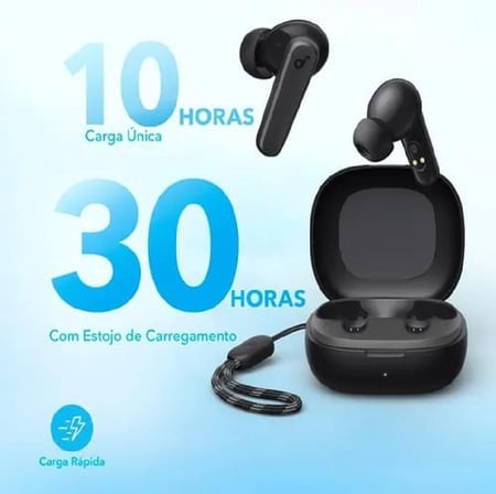 Fone De Ouvido Soundcore By Anker P20i Graves Poderosos E Impactantes Bluetooth 5.3 30h De...