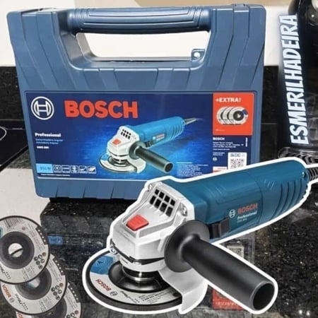 Bosch Esmerilhadeira angular GWS 850 de 4 1/2'' 850W 220V com maleta