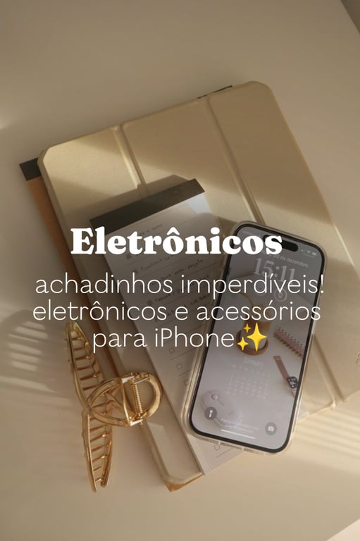 Eletrônicos e acessórios para iPhone na Shopee🤩